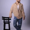 ⁦Qatifa Caffe Ribbed shirt⁩ - الصورة ⁦2⁩