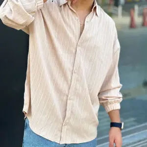 Beige cotton tides shirt